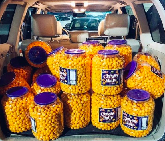 2 pack) Utz Cheddar Cheese Balls, 35 oz Barrel 